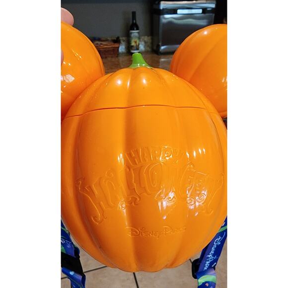 Disney Mickey Jack O Lantern Light Up And Color Changing Cup 24' Missing Straw - Picture 5 of 7